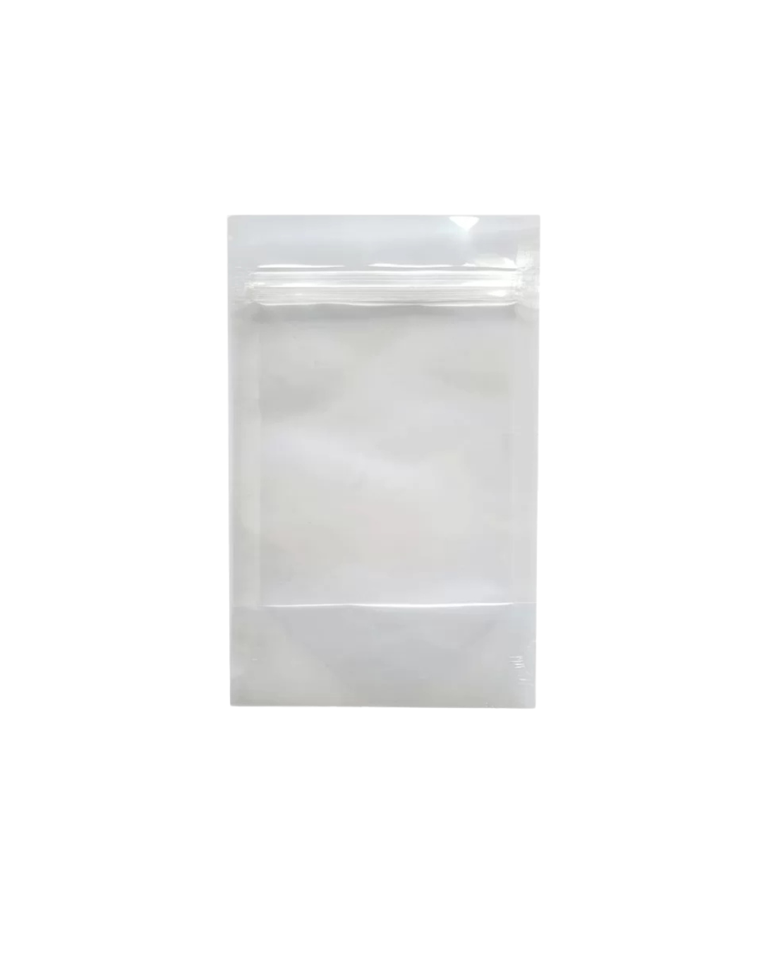 100 Bolsas Doypack Transparente con Ventana 12x20 cm
