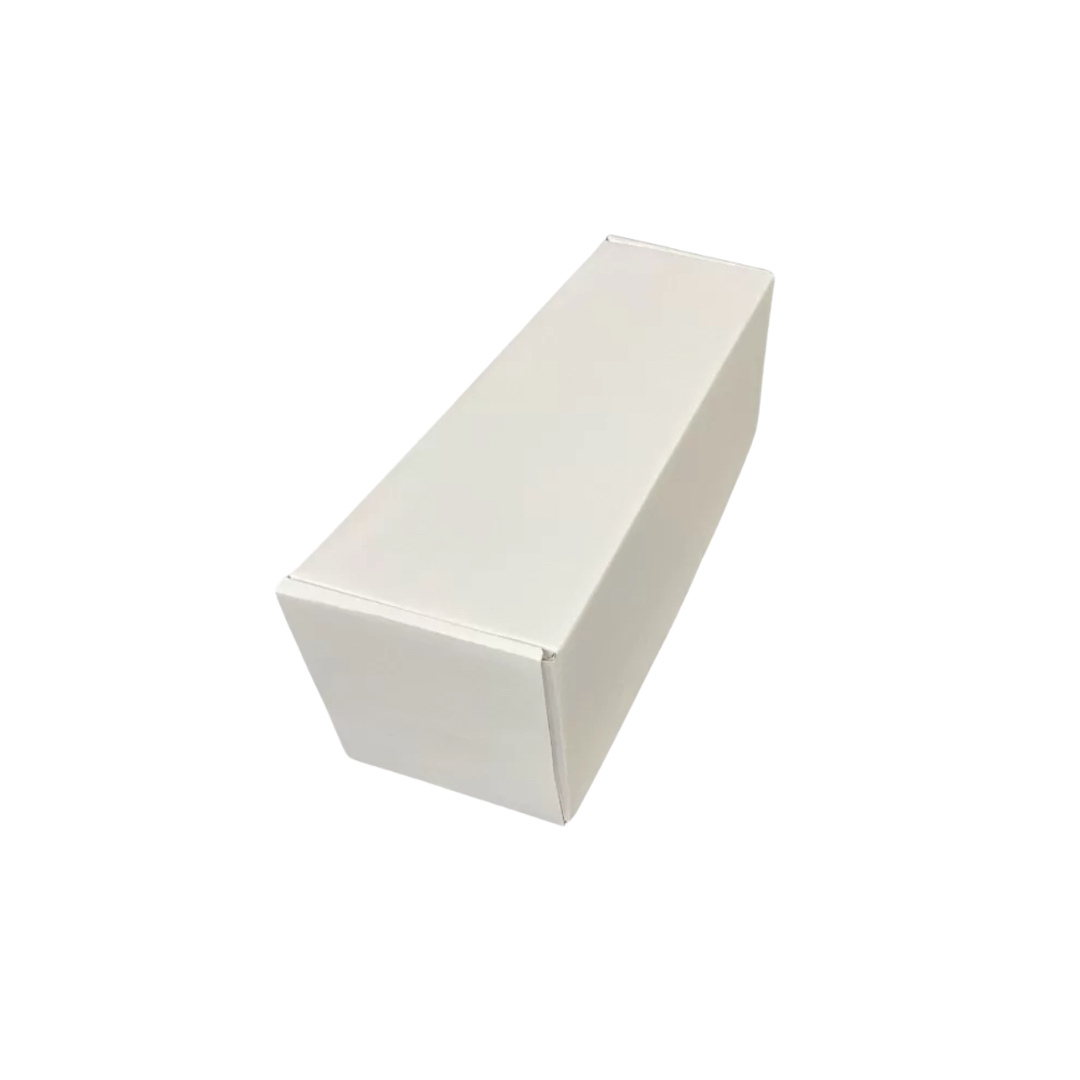 50 Cajas Autoarmables Botella Extra 34x10x10 cm | Blanca o Negra