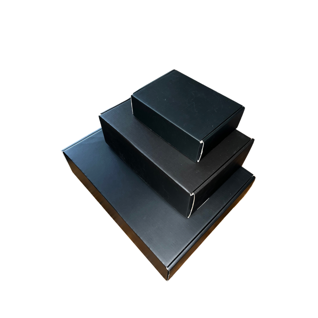 50 Cajas Autoarmables Pequeña Extra 30x20x10 cm | Blanca o Negra