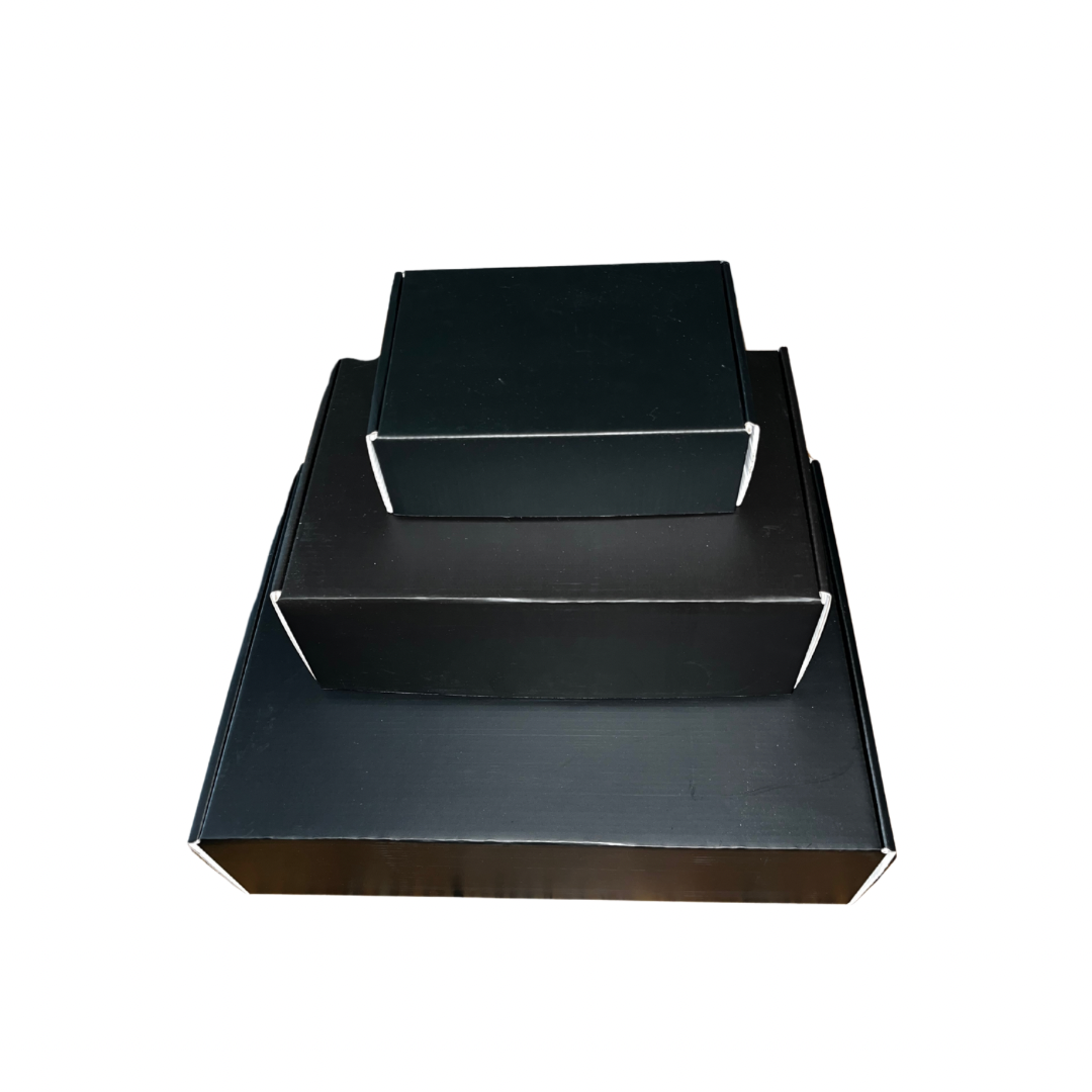 50 Cajas Autoarmables Pequeña Extra 30x20x10 cm | Blanca o Negra