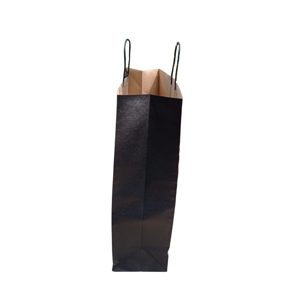 100 Bolsas kraft XL Negra 45x15x48 cm