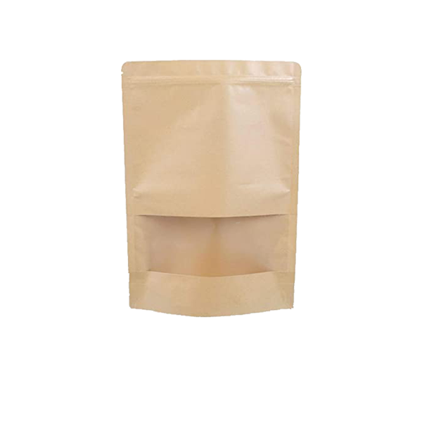 50 Doypack C/Ventana Chico 12x20 cm - PUNTO ENVASES
